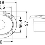 Elissa boot douchesysteem rond RVS 316