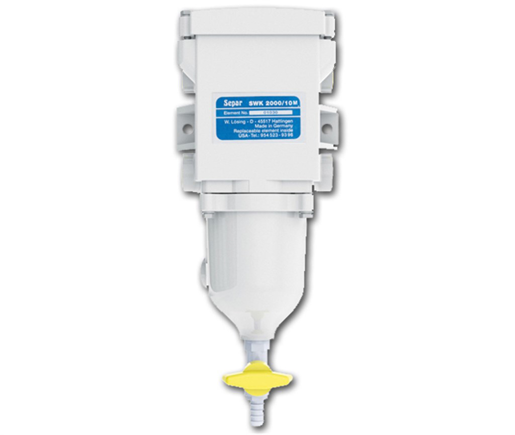 Separ brandstoffilter SWK2000/10 enkel/Contactpunt metaal