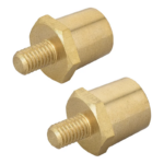 Accupolen set messing schroefbaar M8