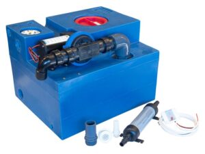 Albin Vuilwatertank met vuilwaterpomp 12 volt