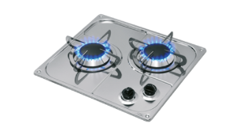 Allpa 2 pits RVS Gaskomfoor