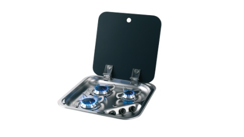 Allpa Gaskomfoor 3 Pits met afdekplaat