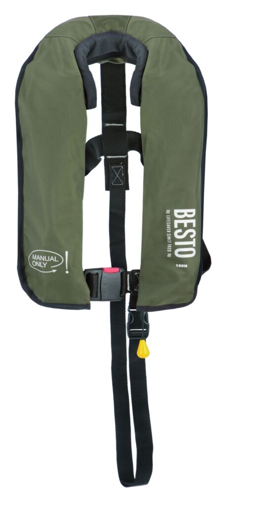Besto Fisherman Reddingsvest 165N manueel groen