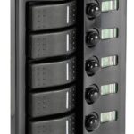 Boot Schakelpanelen Antraciet met LED