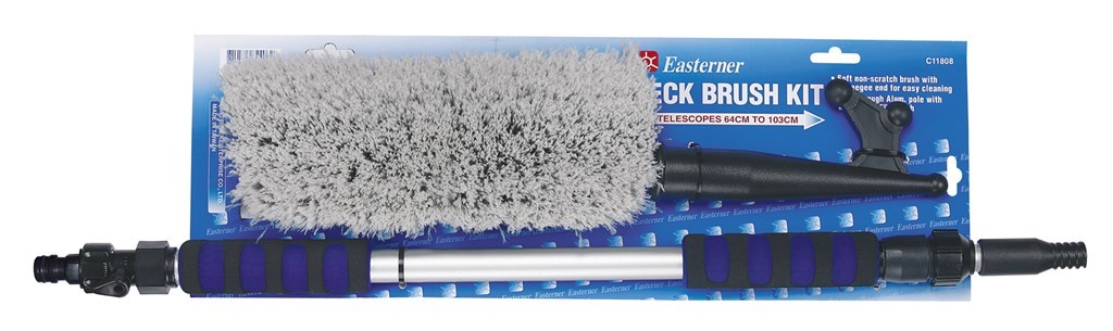 Boot Telescopische Dek schrob kit met Bootshaak