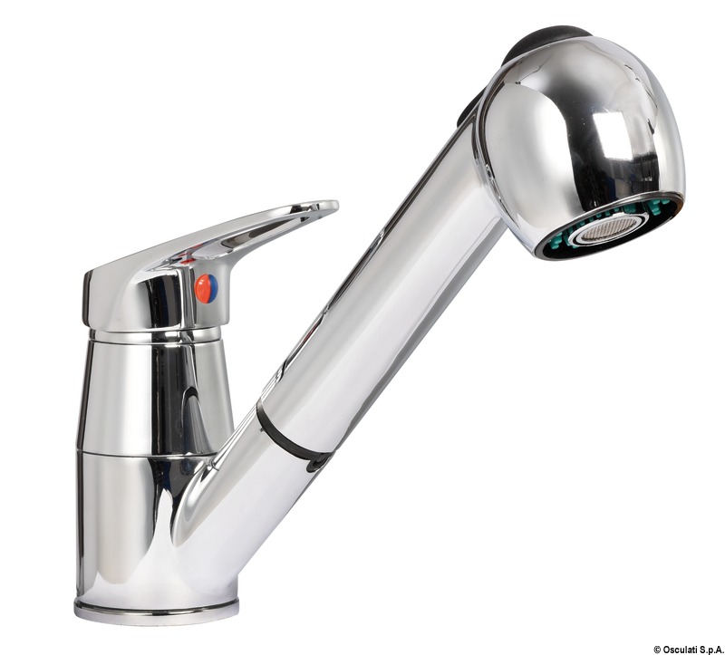 Boot keukenkraan Olivia met afneembare kop