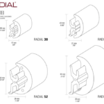 Boot stootrand 52mm Radial met onderlijst