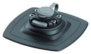 Borika Montage Voet Groot voor Lijmmontage zwart 140mm