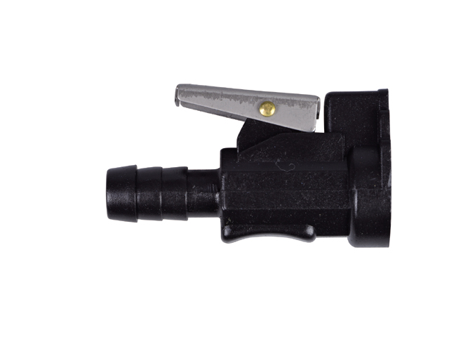 Brandstofstekker Yamaha / mercury 3/8 quick conncetor met rvs kogel