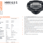 Coaxiale luidsprekers Hertz HMX 6.5 S high-performance powersport