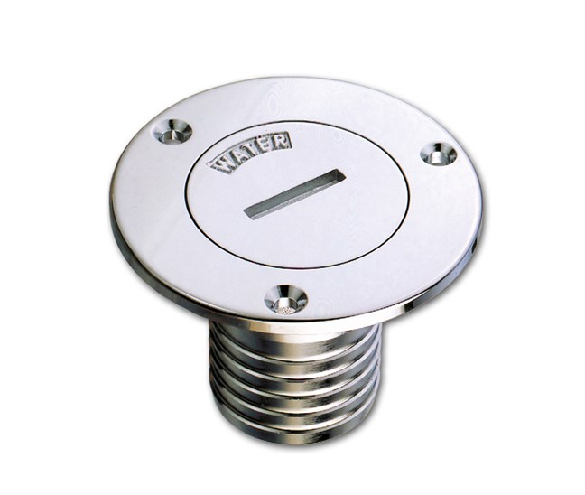 Dekvuldop water verchroomd 50 mm