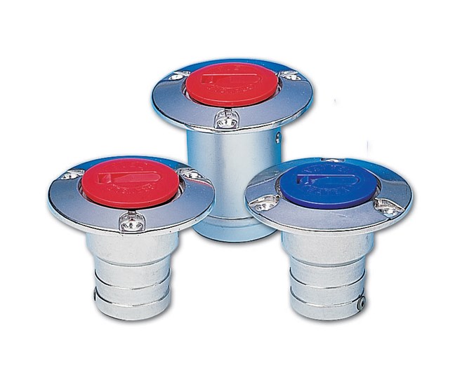 Dekvuldop water aluminium 38 mm