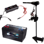 Elektrische buitenboordmotor complete set