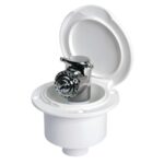 Evo douche Boot Buitendouche met drukknop