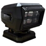 Hollex Zoeklicht 60W Zwart 12-24 volt met Afstandbediening