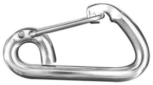 Hollex RVS316 Karabijnhaken asymmetrisch met oog