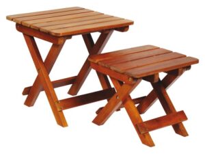 Houten Bijzettafeltjes