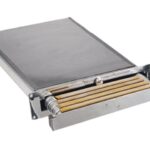 Inbouwtrap RVS met teaktreden