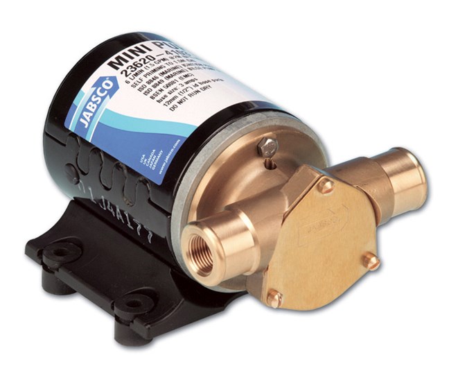 Jabsco bilge-dekwaspomp Type Mini puppy model 23620 12 of 24 volt