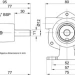 Jabsco bronzen koelwaterpompen