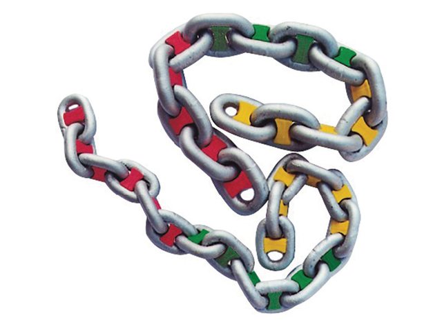 Kettingmarkeringen Kleur rood Voor ketting 8 mm