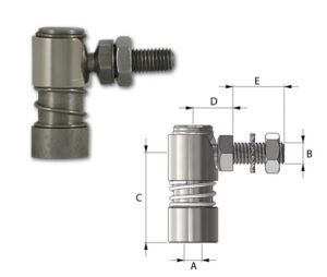 Kogelgewricht voor kabels