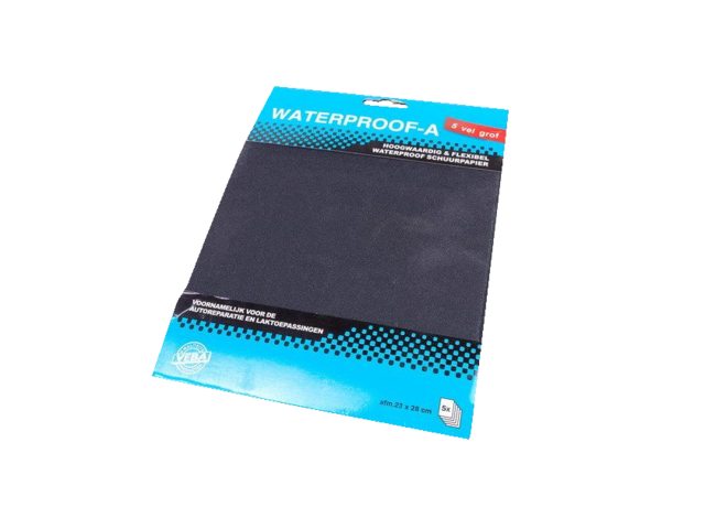 Waterproof schuurpapier grof
