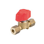 Messing Gaskranen met messing wartels