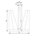 Boot Anker 25 kg RVS 304