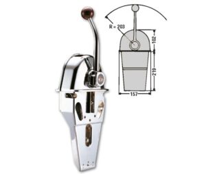 Pretech boot gashendelbediening Type Maxflex TS