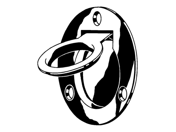 ROCA Luikring RVS Rond  Ø 50mm