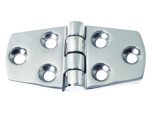 RVS 316 Bootscharnier 38x74mm dikte 5mm