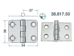 RVS Boot Scharnier Type 2