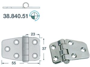 RVS Boot Scharnier Type 3