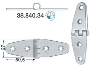 RVS Boot scharnier Type 15