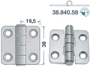 RVS Boot scharnier Type 16