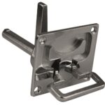 RVS316 Bootluik Handgreep vergrendelbaar rechthoekig 66x80mm