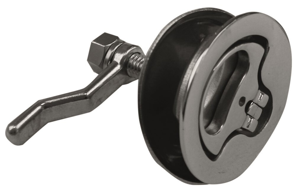 RVS316 Bootluik Handgreep vergrendelbaar rond 64mm