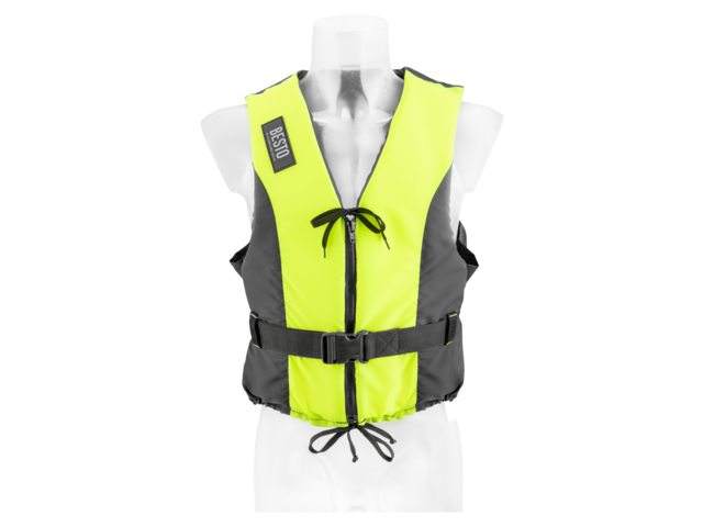 Reddingsvesten Besto Dinghy Zipper geel/zwart
