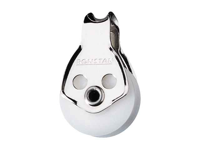 Ronstan RVS 1-schijfs blok met beugel Ø 25 mm