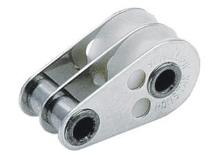 Ronstan RVS 2-schijfs blok 2 gats bevestiging Ø 19 mm