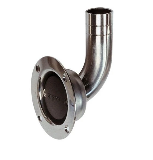 Vetus Gebogen RVS Ontluchtingsnippel