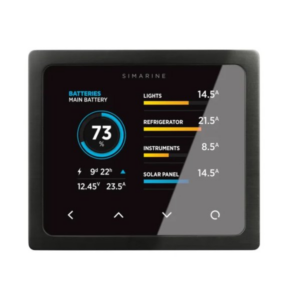 Simarine PICO Panel mount Batterij Monitoring Systeem Zwart