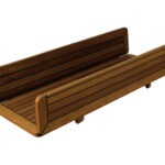 Teak Boot Tafelblad Wing Caulked Tweevoudig opklapbaar blad