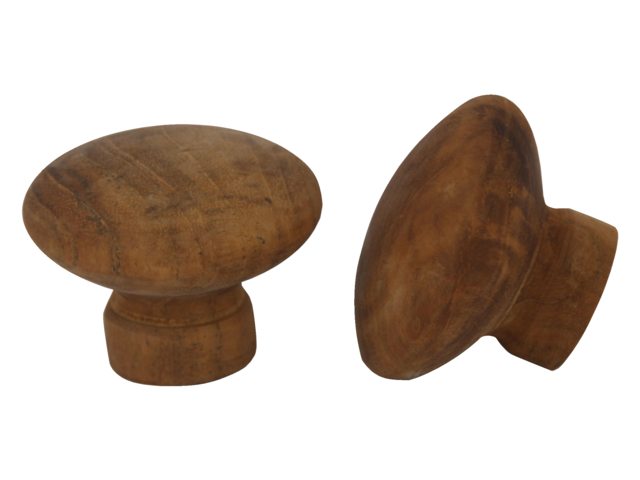 Teak Houten Knop voor deur of lade