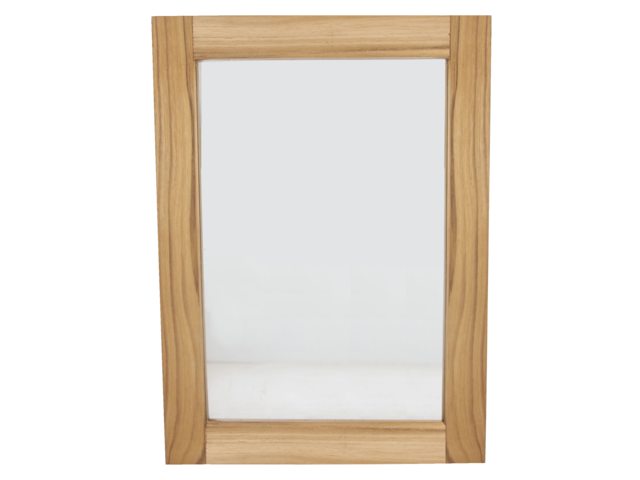 Teak Houten Spiegel M 28x2.1x38cm