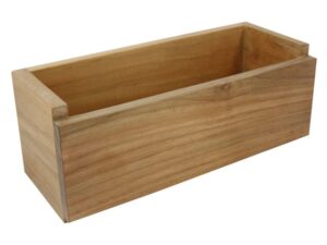 Teak Houten Verrekijker opbergrek