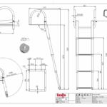 Telescopische Zwemtrap 4 treden