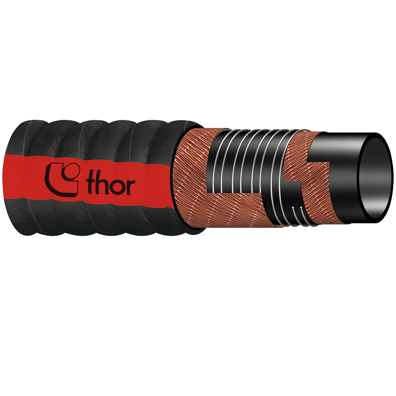 Brandstofslang met stalen spiraal ISO 7840 A1