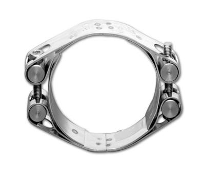 Tweedelige Slangklemmen RVS